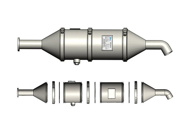 柴油抱車DPF顆粒捕集器 長沙推土機(jī)顆粒捕集器